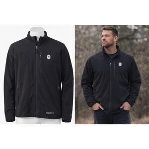 Marmot M3 Full Zip Windproof Jacket Black Men's Large Bero Lightweight Logo